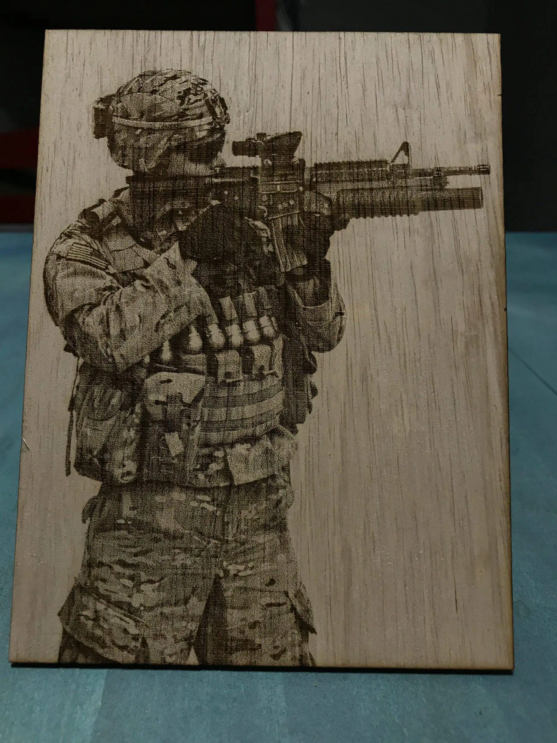 Da Script Photo Editing Process For Laser Engraving Photos