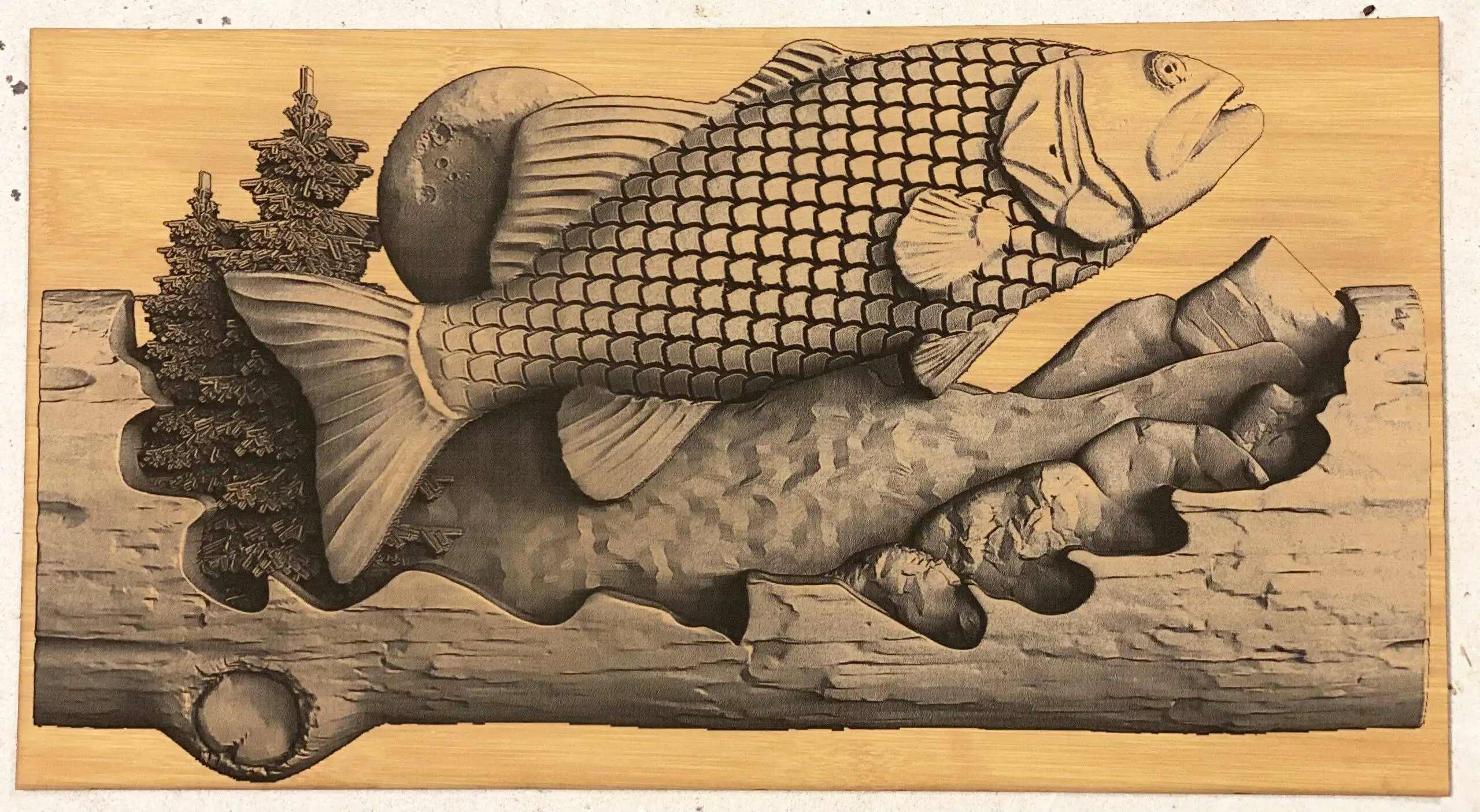 Da Script Photo Editing Process For Laser Engraving Photos