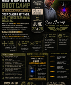 Laser Engraving Mastery 2-Day Immersion Workshop (Okeechobee, FL – June 27–28, 2026)
