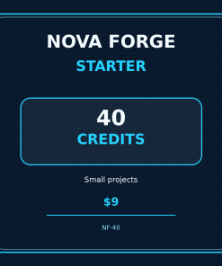 Nova Forge Starter - 40 Credits